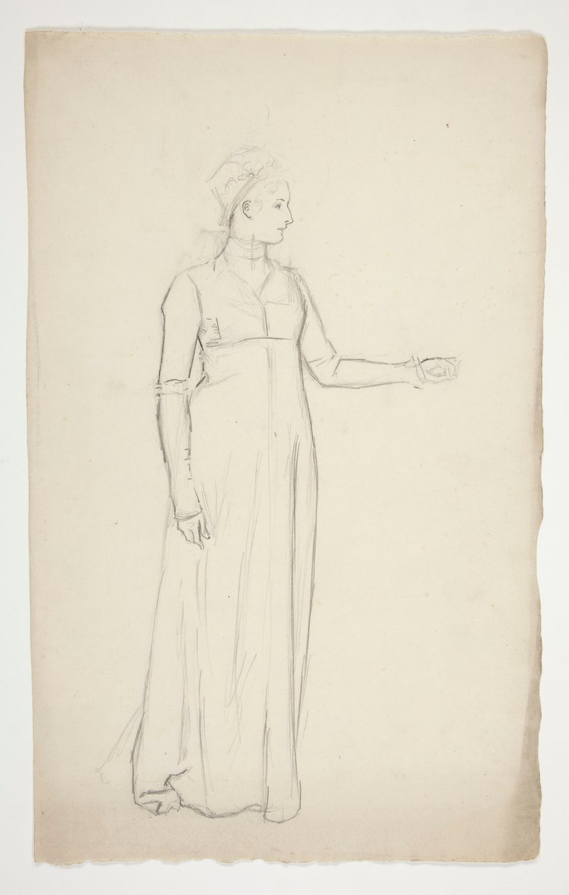 Studie einer Frau von Edwin Austin Abbey