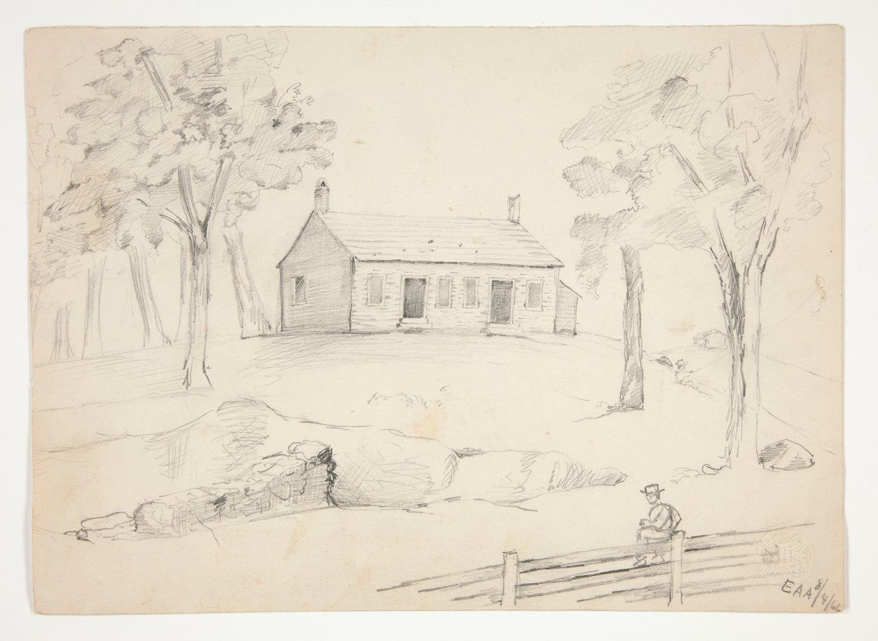 Ansicht des Versammlungshauses der Freunde von Edwin Austin Abbey