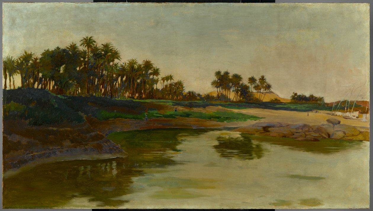 Insel Elephantine, Ägypten, ca. 1886-91 von Edwin Howland Blashfield