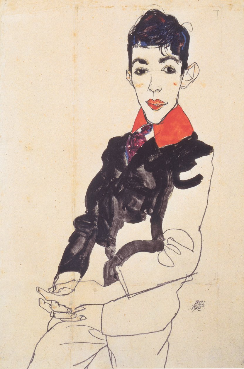 Knabenbildnis Erich Lederer von Egon Schiele