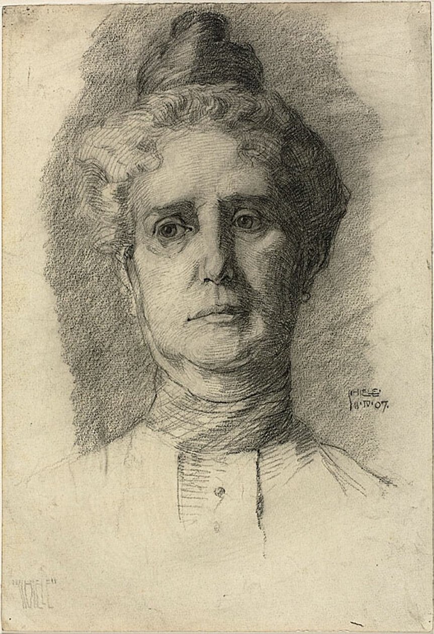 Die Mutter des Künstlers von Egon Schiele