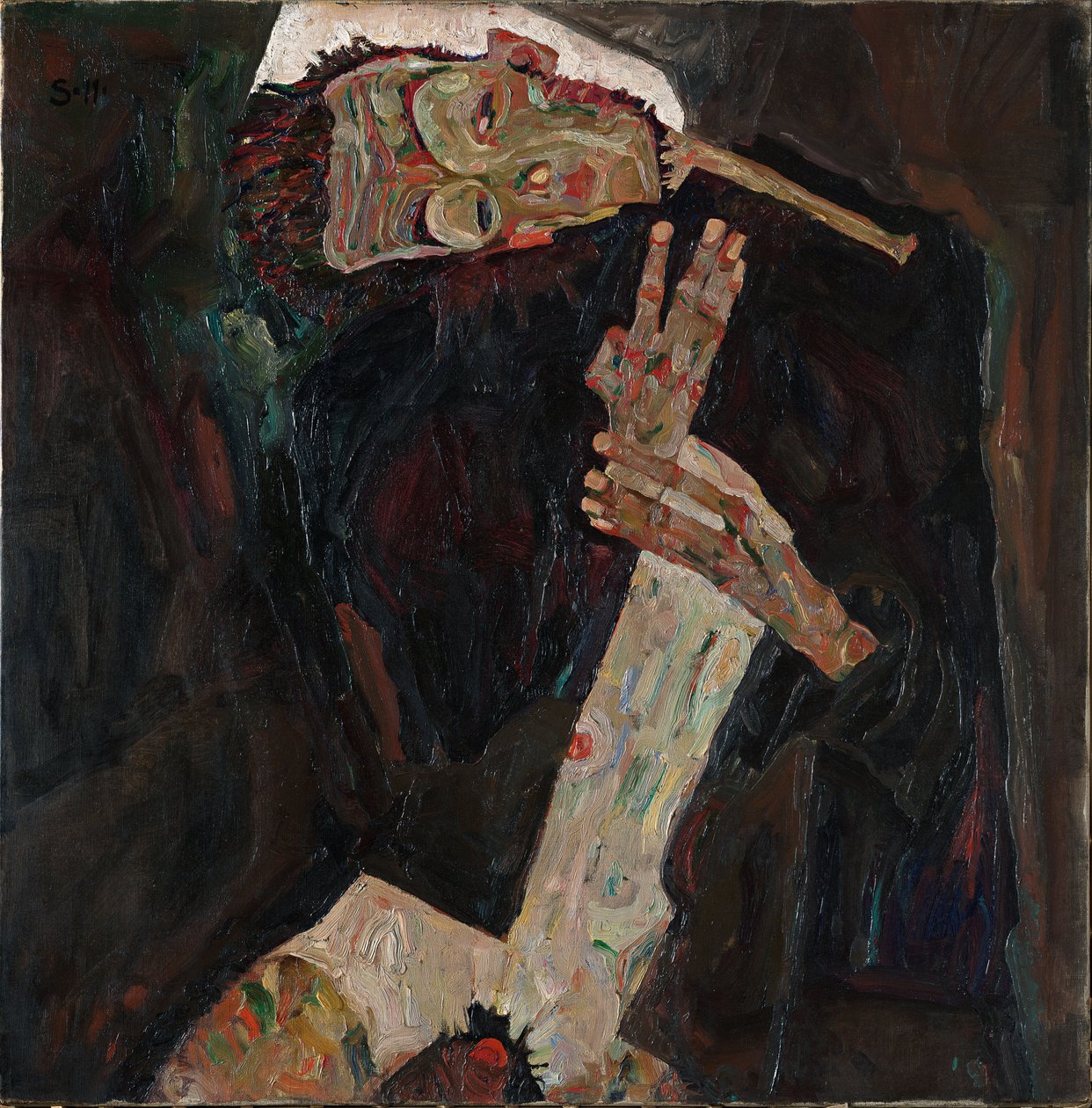 Der Liedtexter, 1911 von Egon Schiele