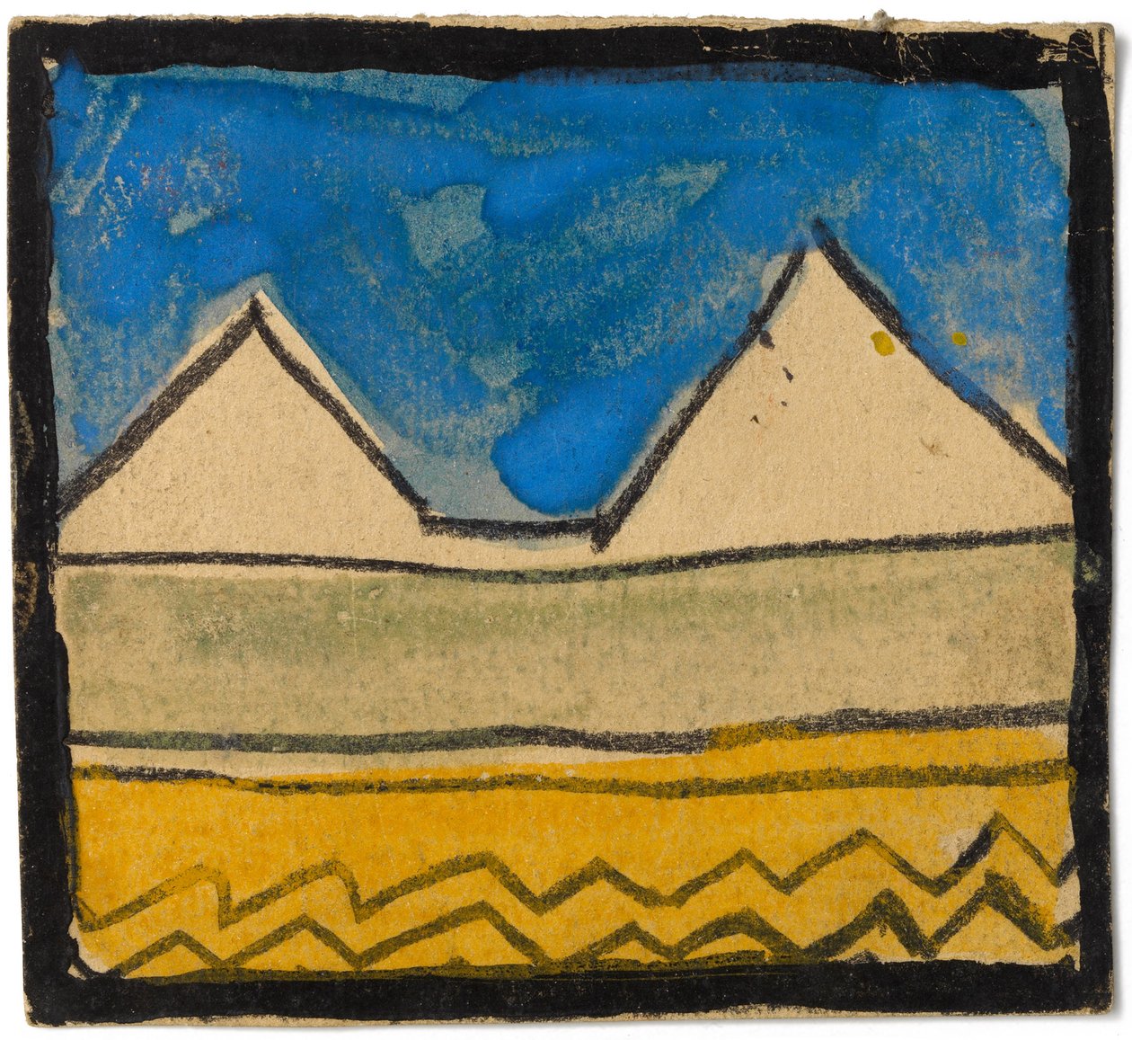 Wanddekorationsentwurf, 1918 von Egon Schiele