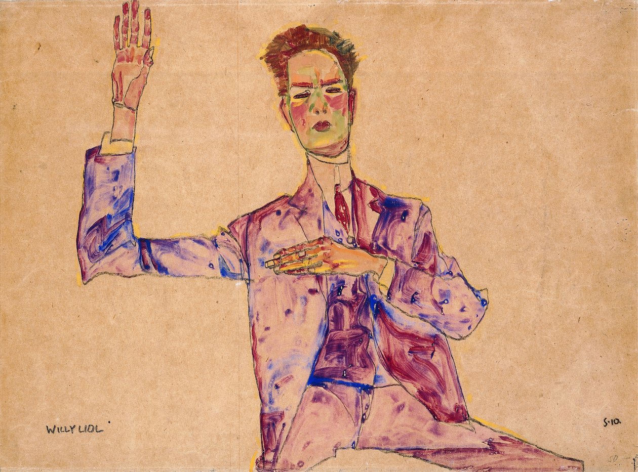 Willy Lidl, 1910 von Egon Schiele