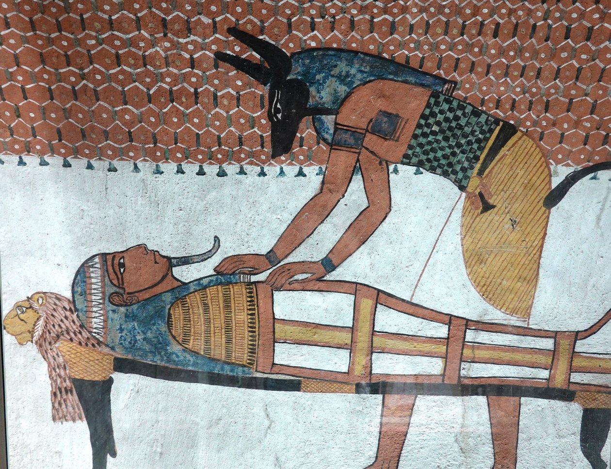 Anubis, Inherkhaou-Grab, Deir El Medineh von Egyptian Egyptian