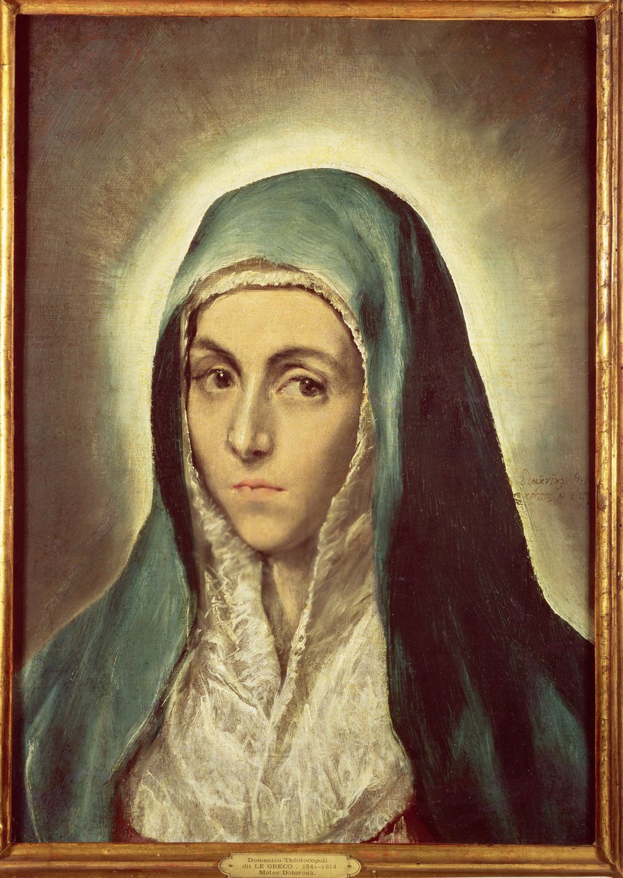 Die trauernde Jungfrau von El Greco