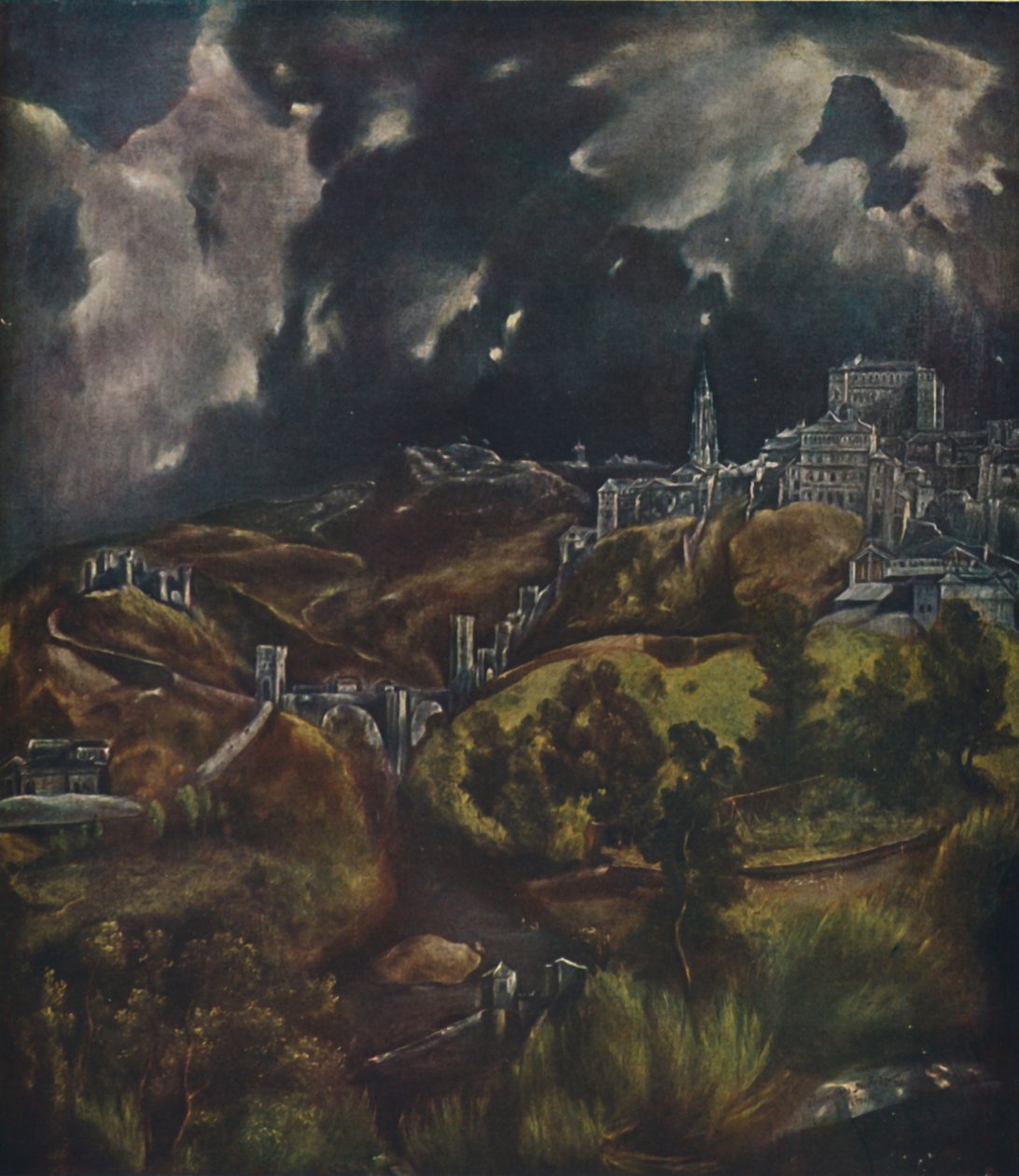 Toledo, Blick auf Toledo, 1599-1600, 1938 von El Greco