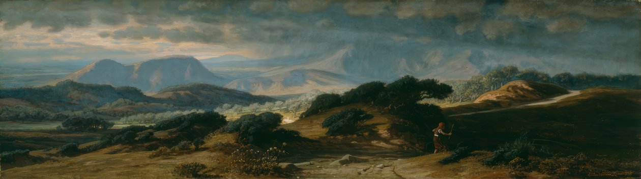 Sturm in Umbrien von Elihu Vedder