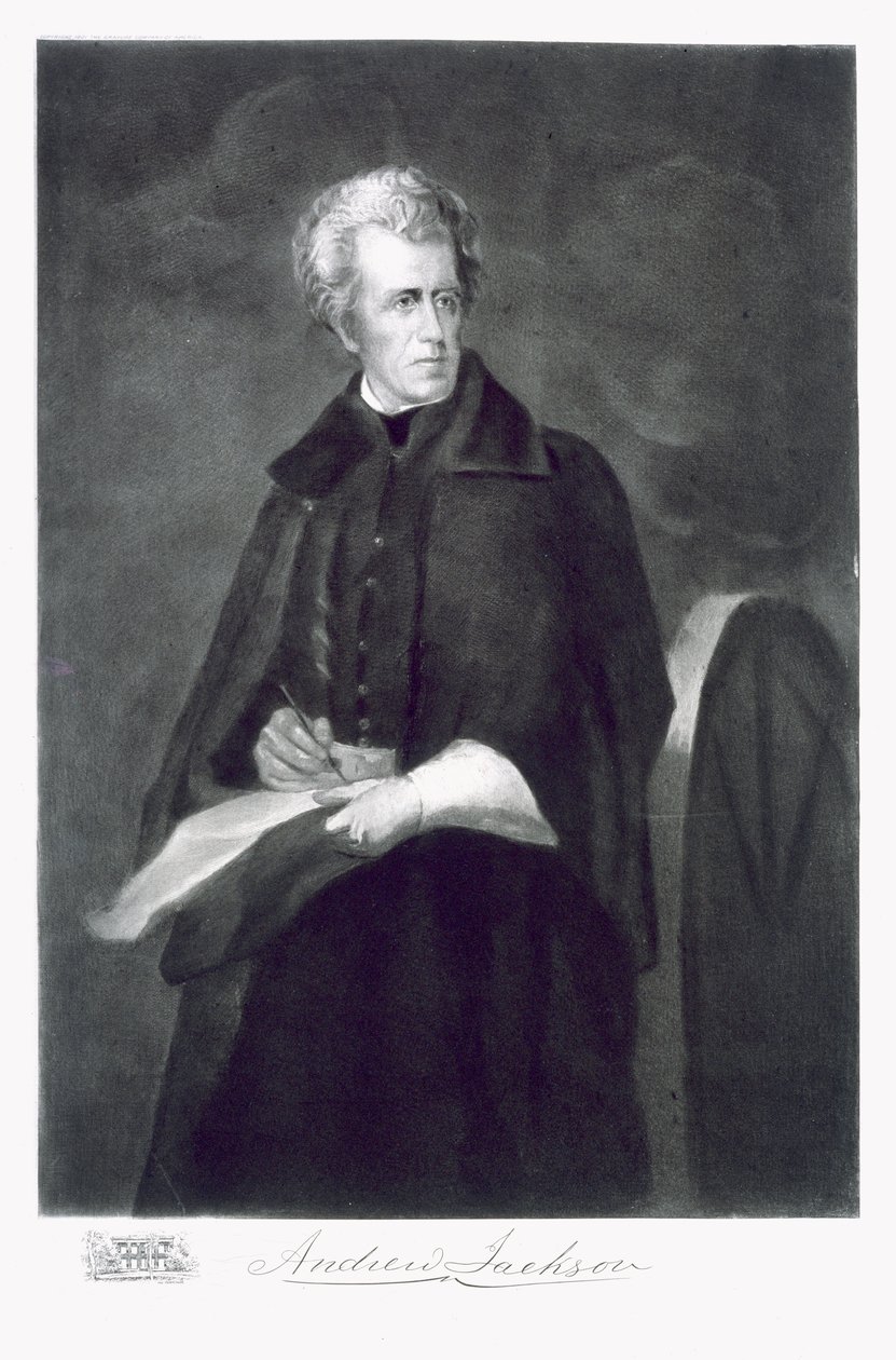 Andrew Jackson, 7. Präsident der Vereinigten Staaten von Amerika, veröffentlicht 1901 von Eliphalet Frazer Andrews