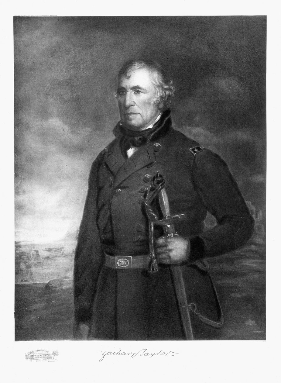 Zachary Taylor, 12. Präsident der Vereinigten Staaten von Amerika, veröffentlicht 1901 von Eliphalet Frazer Andrews