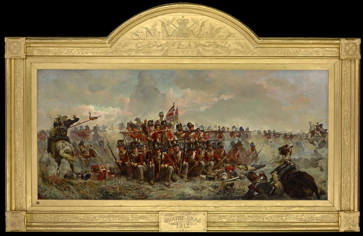 Das 28. Regiment bei Quatre Bras von Elizabeth Thompson