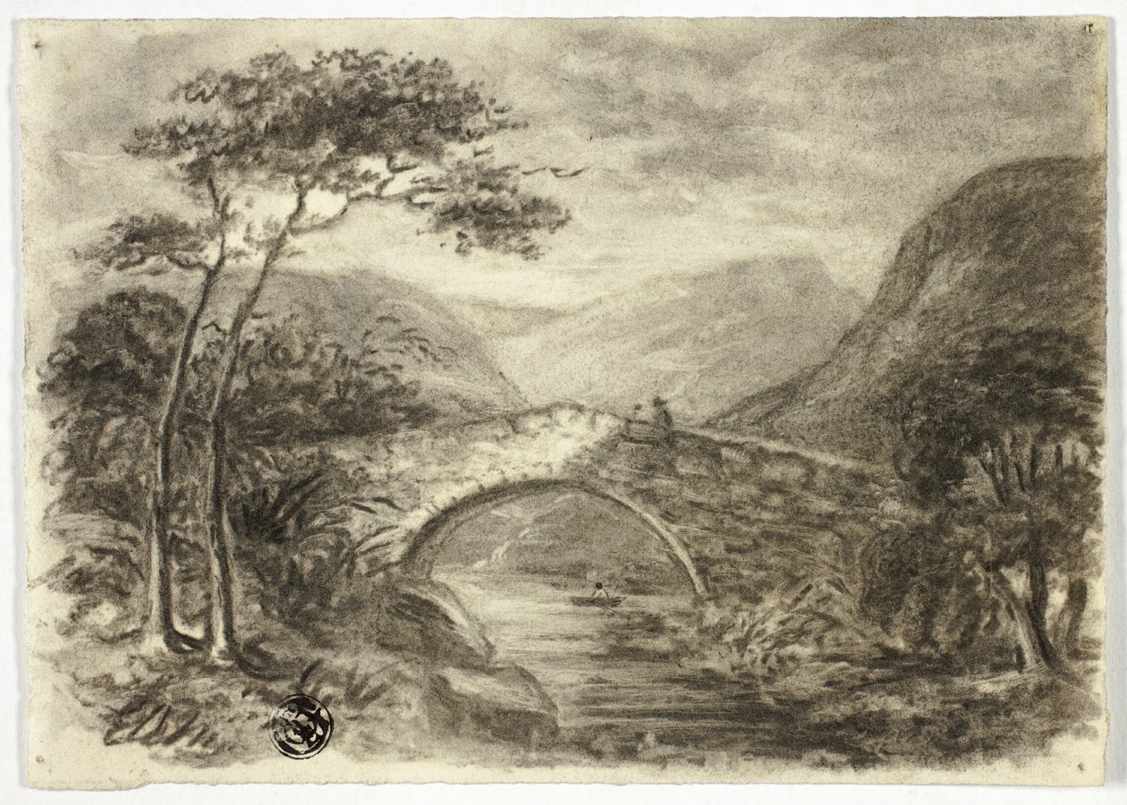 Steinbrücke in den Bergen von Elizabeth Murray