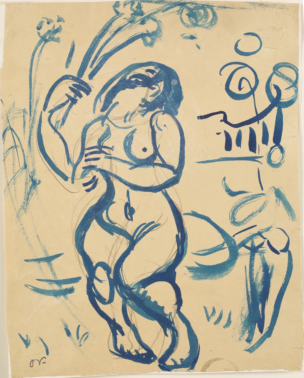 Stehende nackte Frau von Emile Othon Friesz