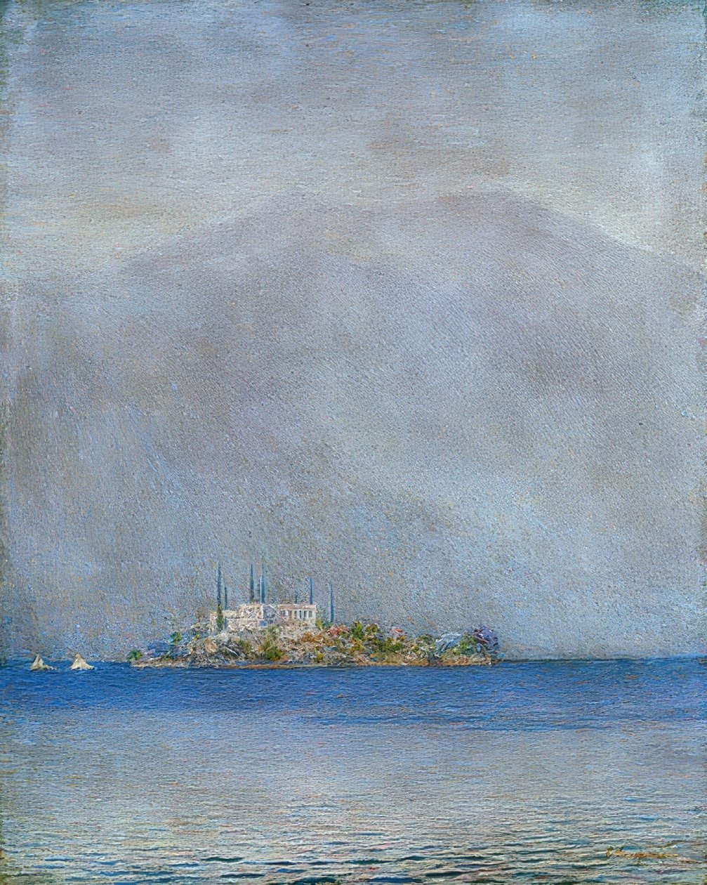 Isola San Giulio von Emilio Longoni