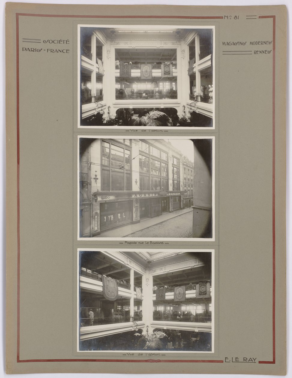 Moderne Geschäfte, Rennes von Emmanuel le Ray