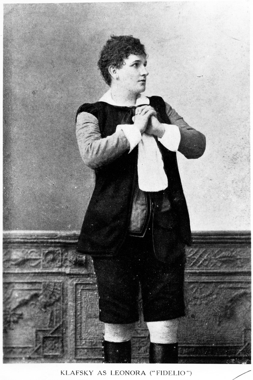 Katherina Klafsky als Leonora aus 