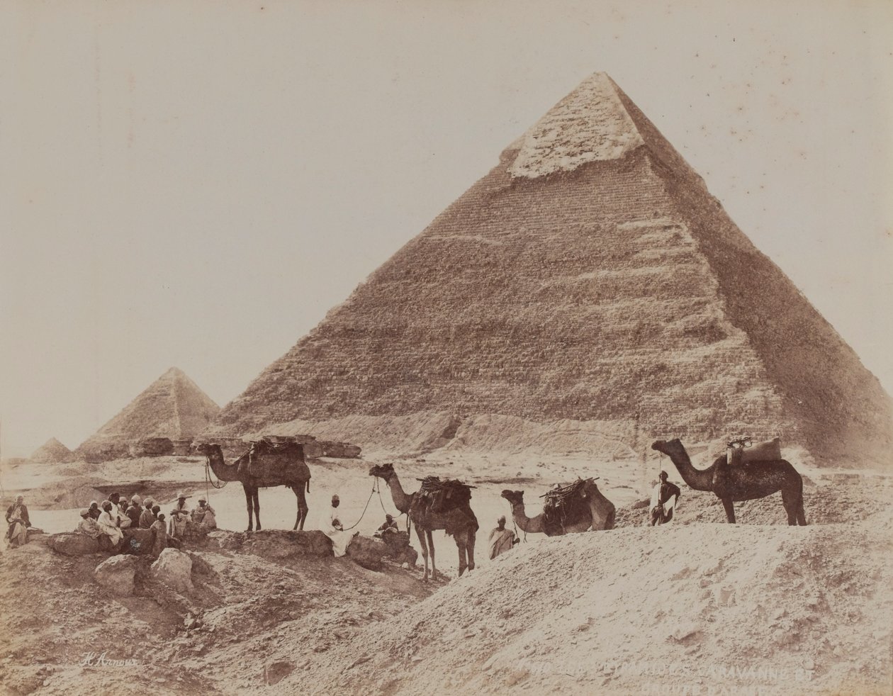 Pyramide, Ägypten, 1893 von English Photographer