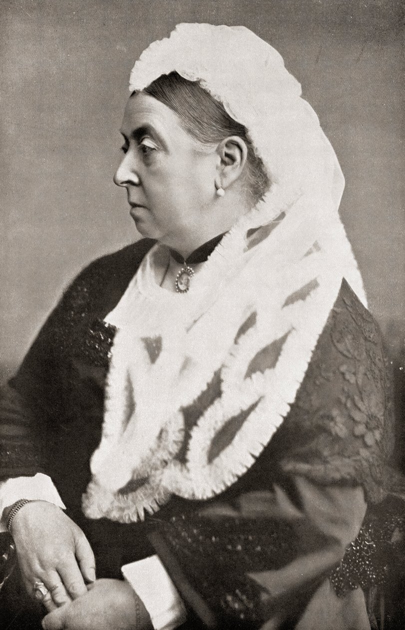 Königin Victoria (1819-1901) im Alter von sechsundsechzig Jahren, ca. 1885 von English Photographer