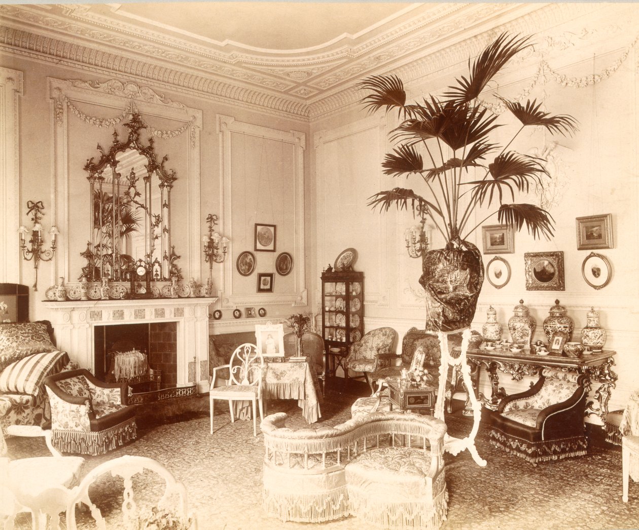 Das Boudoir in der Grosvenor Place 17, London von English Photographer
