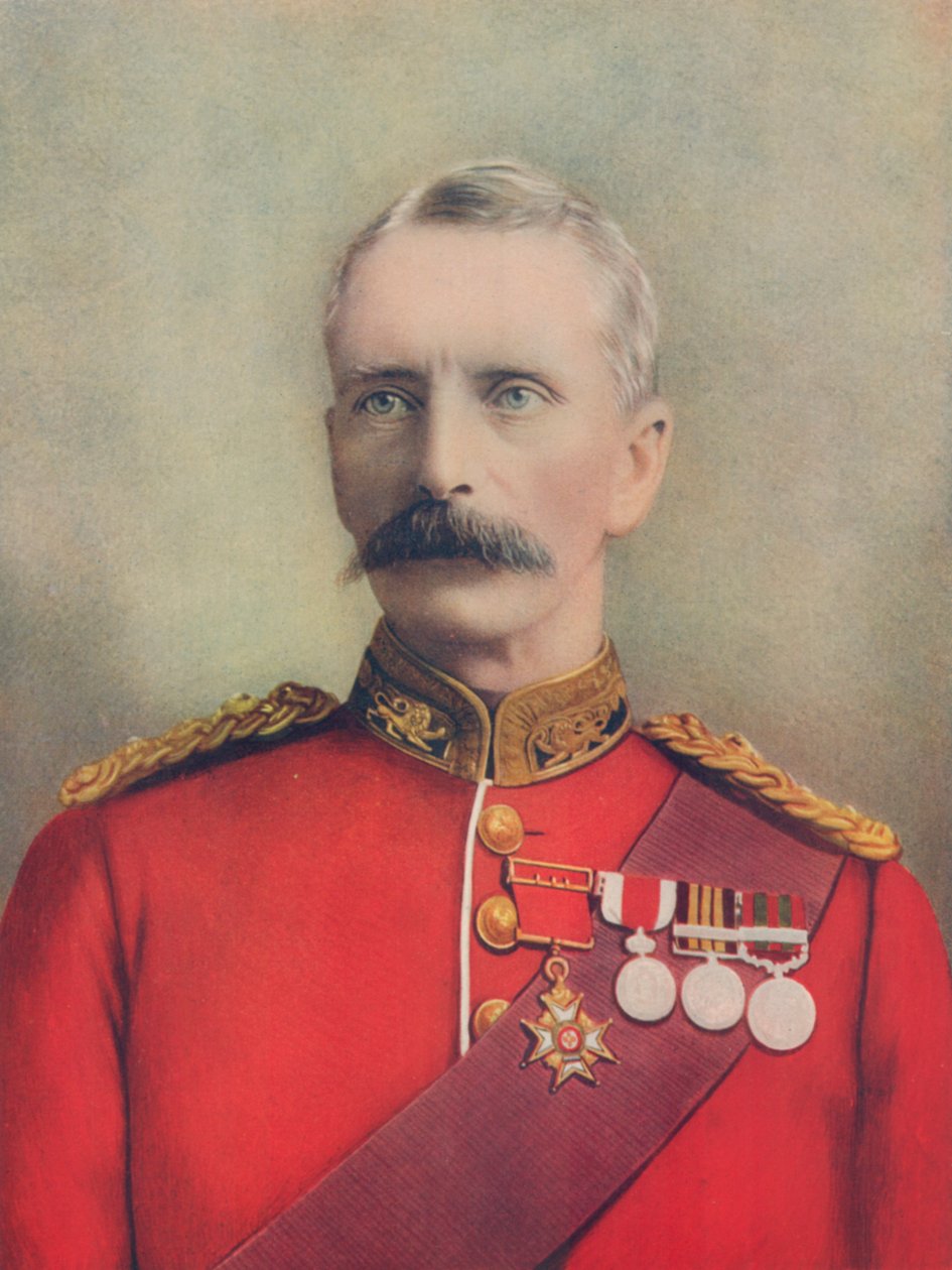 Der verstorbene Generalmajor Sir E. R. P. Woodgate. Gestorben an Wunden, die er auf Spion Kop erhielt von English Photographer