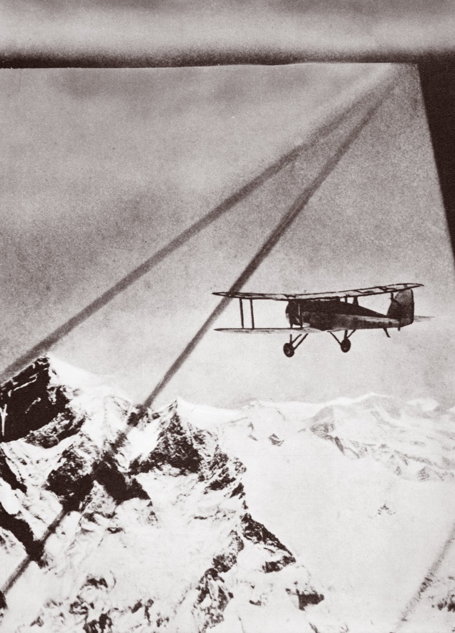 Flügel über dem Everest, 1933 von English Photographer