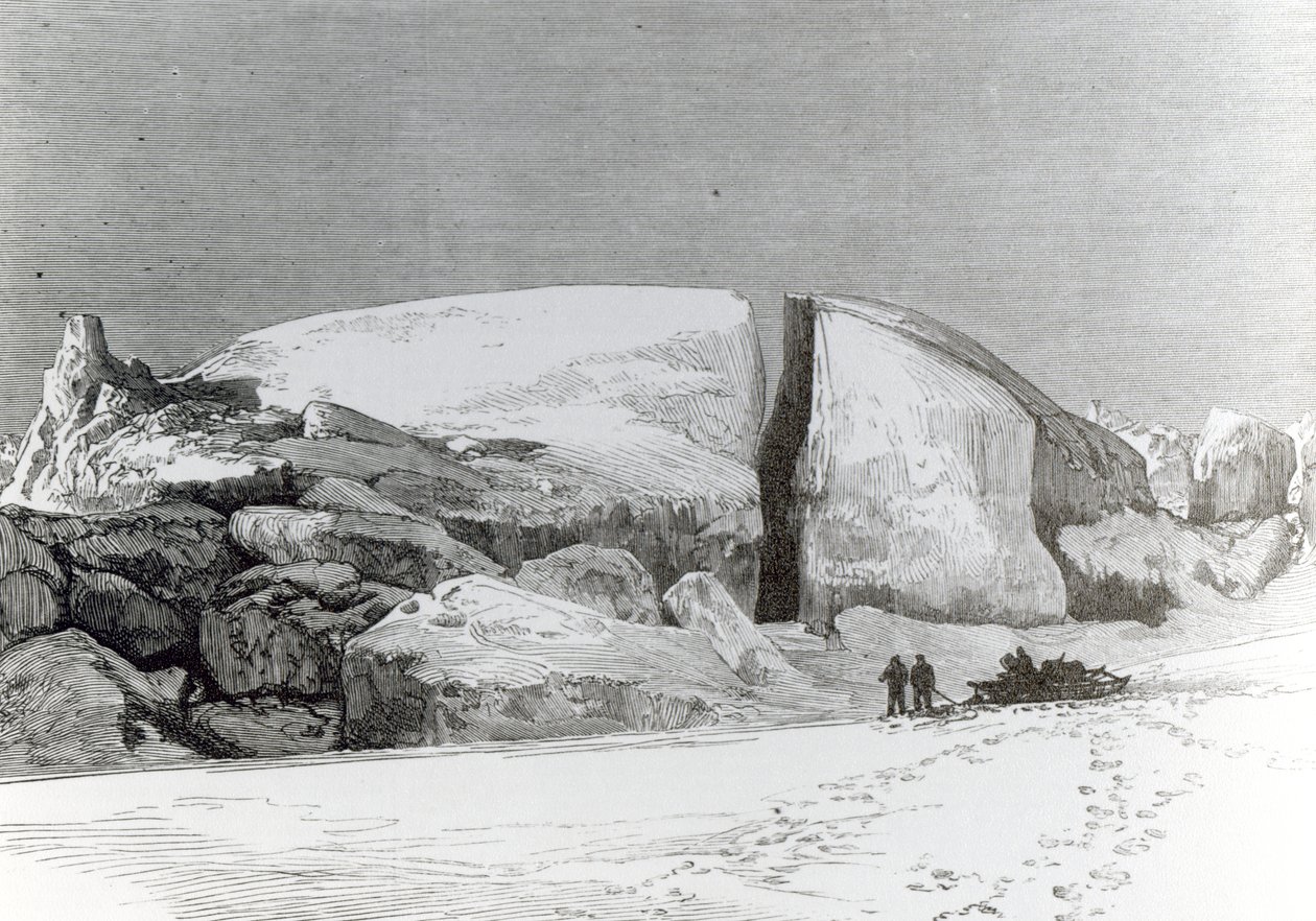 Ein Eisberg auf Grund gelaufen, veröffentlicht in 