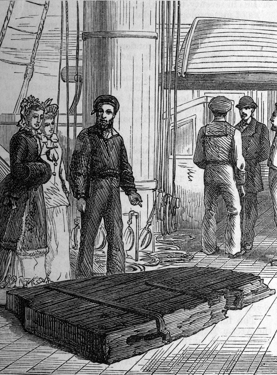 Gebrochenes Ruder der Alert, um 1870er von English School
