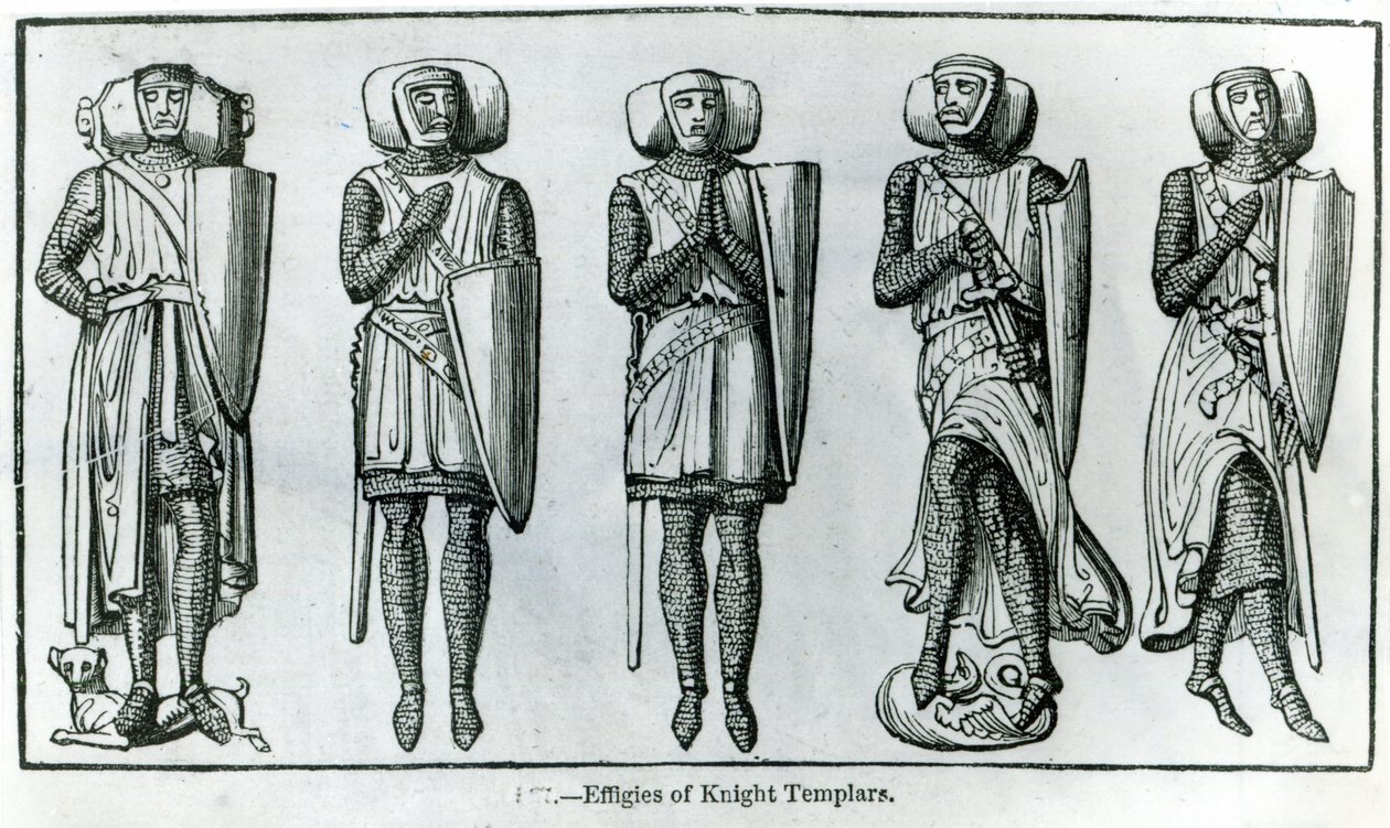 Effigien der Tempelritter von English School