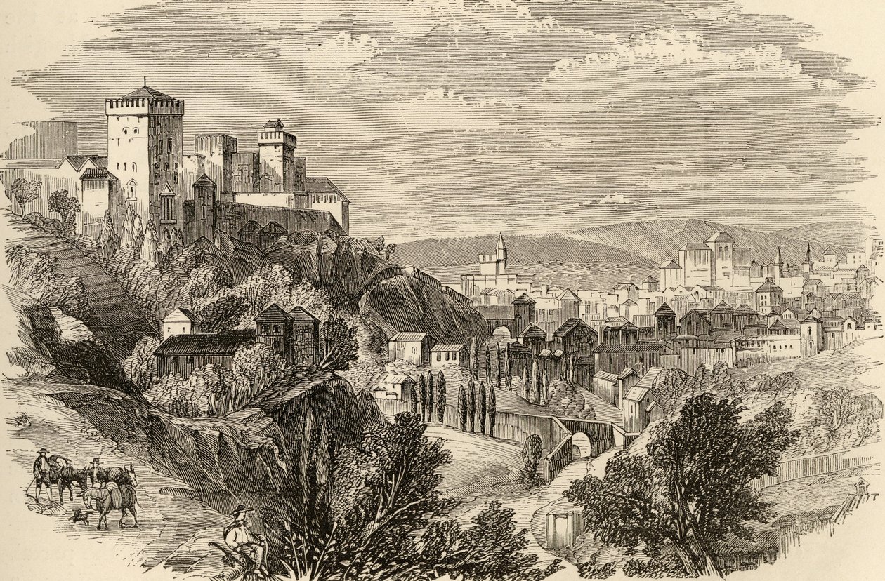 Granada und die Alhambra, Illustration aus 