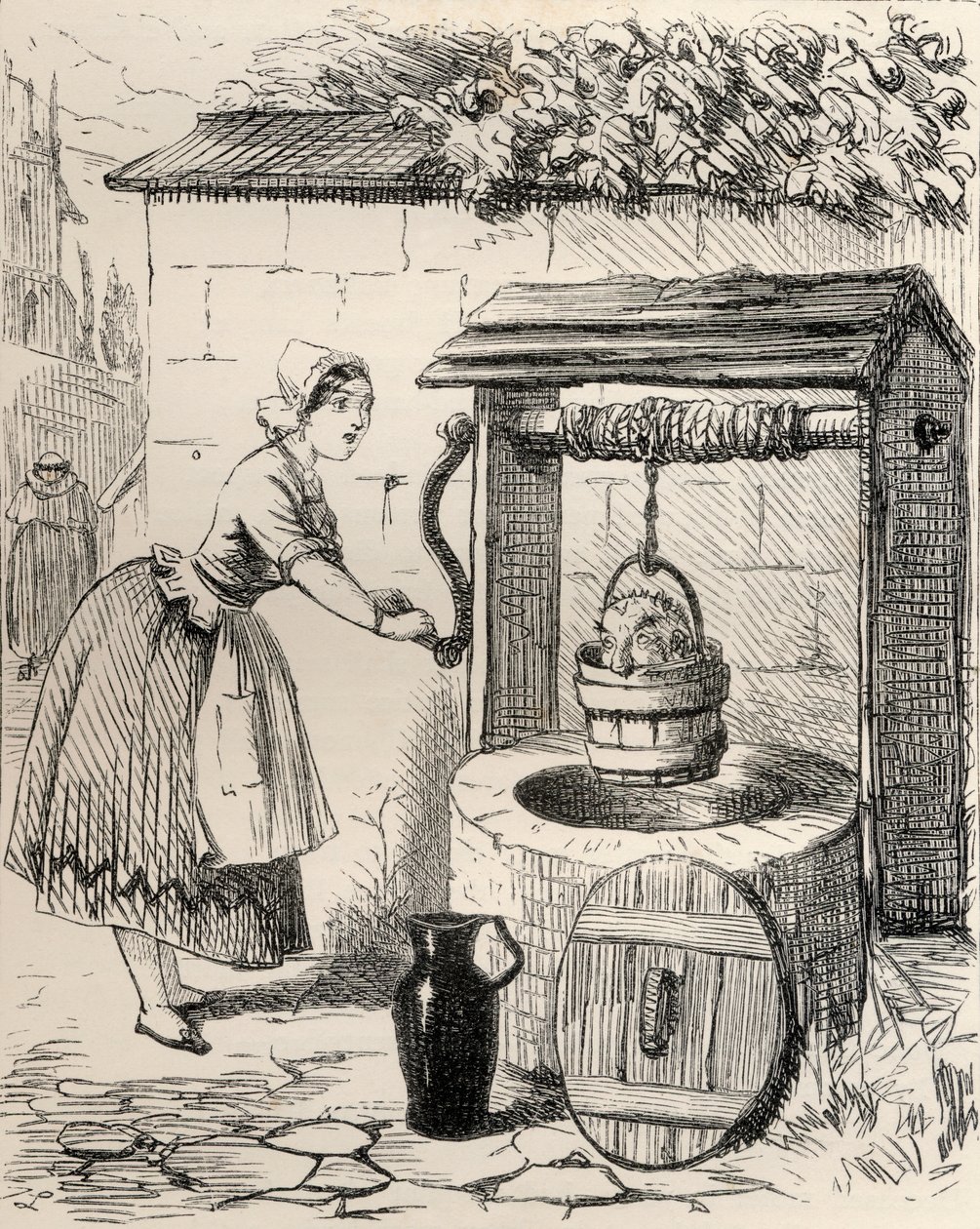 Illustration nach J. Leech für das Gedicht 