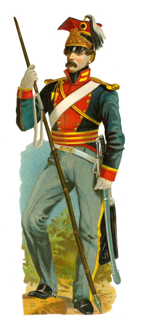 Lanzenträger, Zeit von König Wilhelm IV, 1831-37 von English School