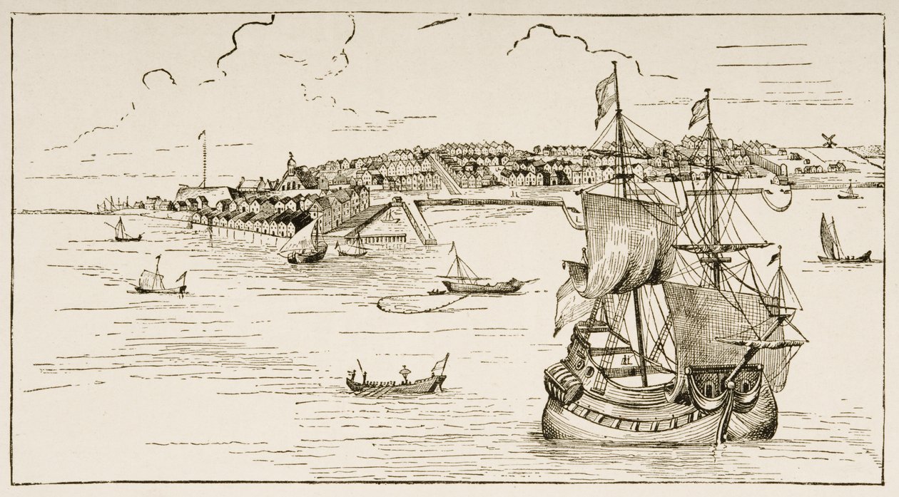 New York im Jahr 1673, aus 