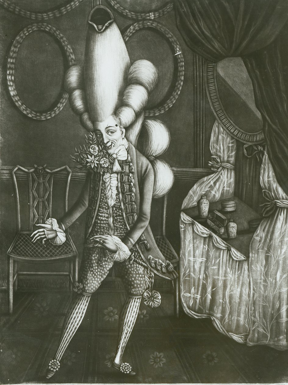 Pantheon Macaroni, 1773 von English School