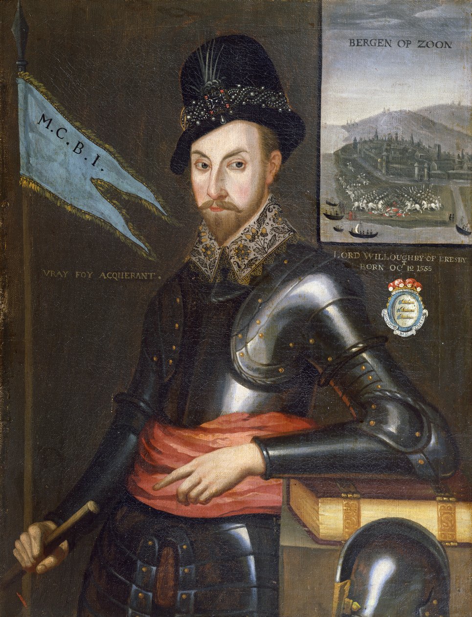Porträt von Peregrine Bertie, 13. Baron Willoughby de Eresby (1555-1601) von English School
