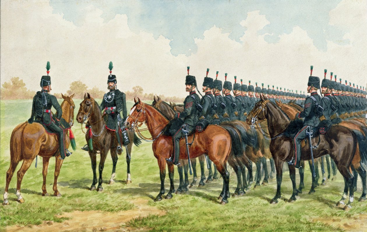 Royal East Kent Yeomanry, 1865 von English School