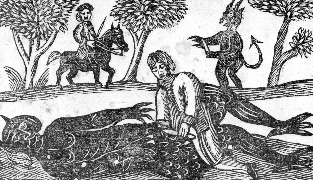 Die Kastration des Teufels, eine Illustration aus 