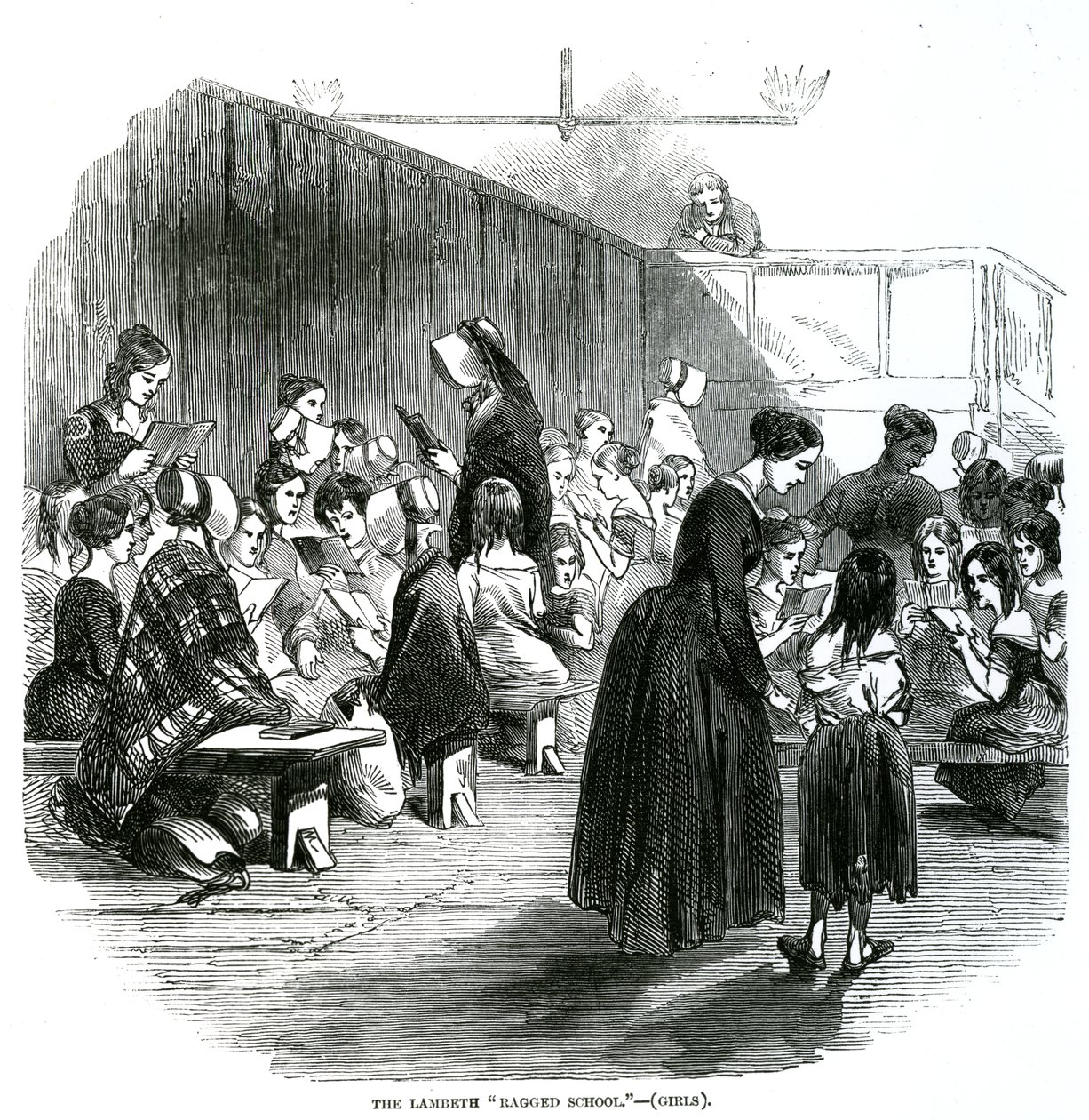 Die Lambeth Ragged School, Illustration aus 