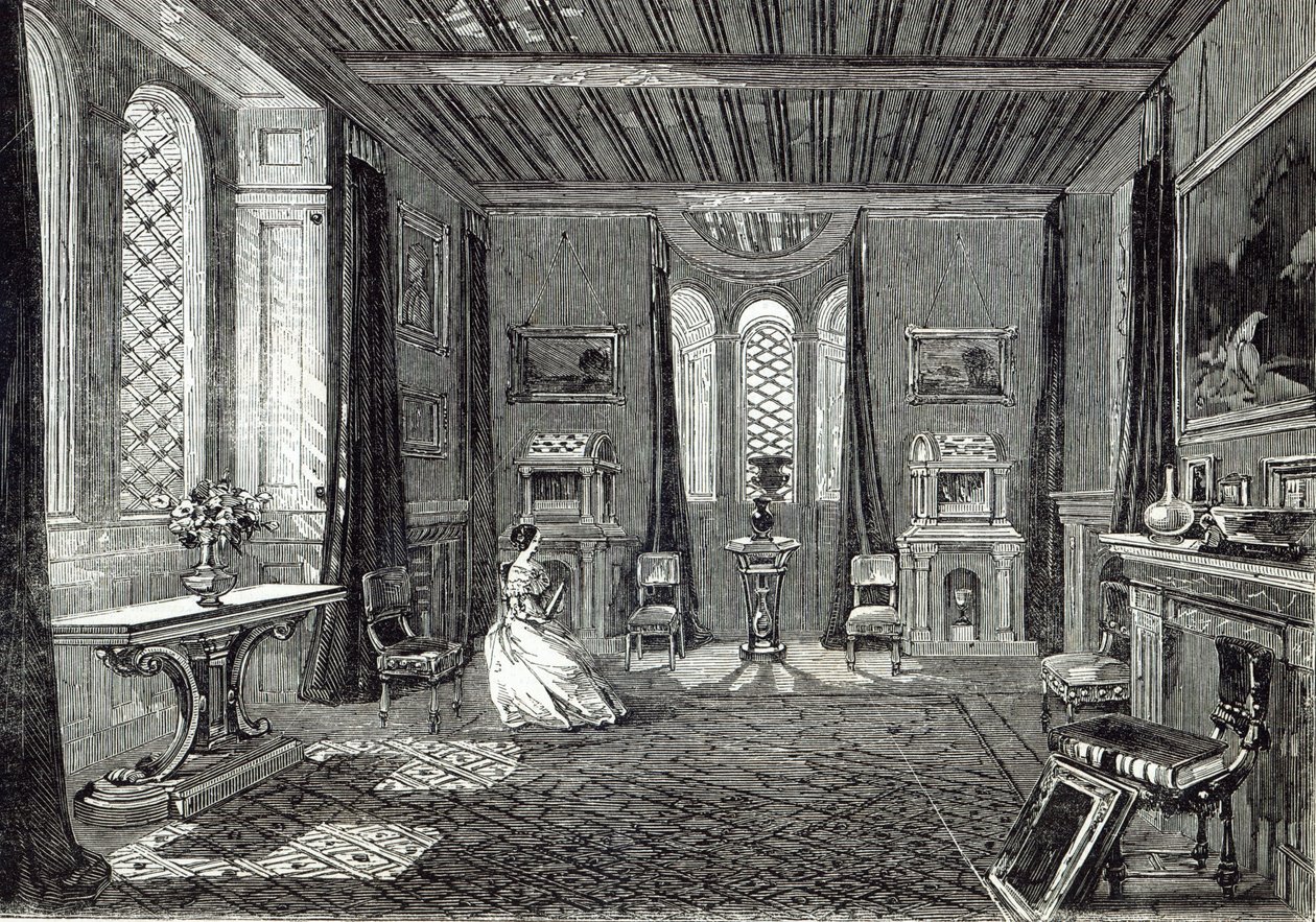 Das scharlachrote Wohnzimmer, Lansdown Tower, aus 