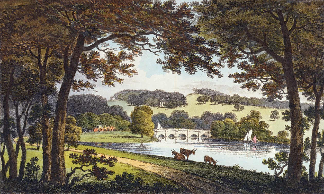 Wasser in Wentworth, Yorkshire, 1802 von English School