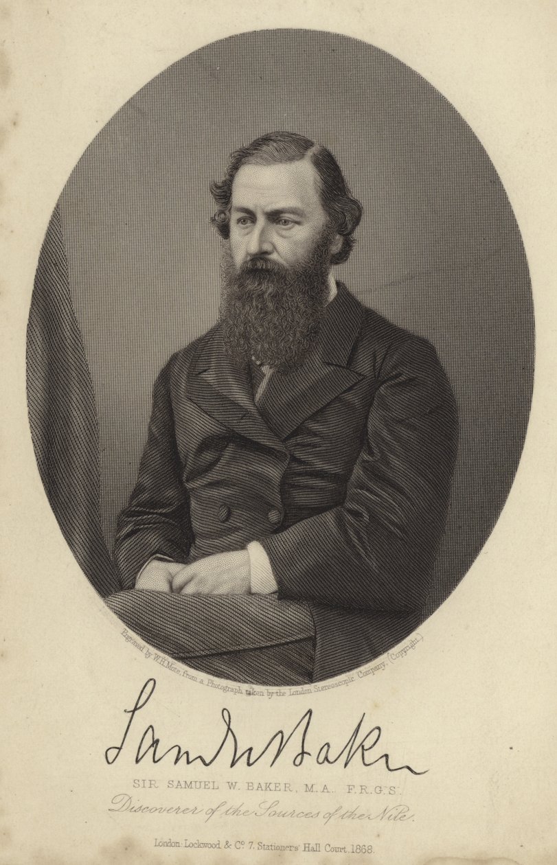 Sir Samuel White Baker von English Photographer