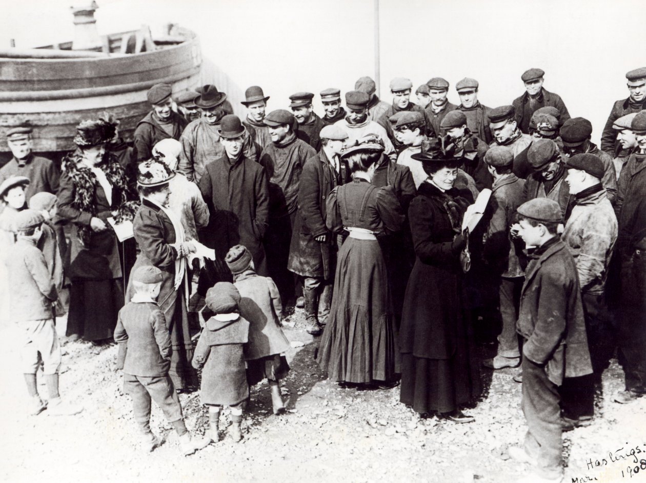 Suffragetten in Hastings, 1908 von English Photographer