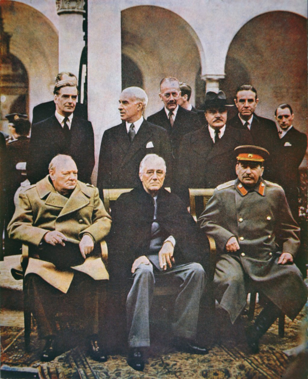 Die Jalta-Konferenz, Februar 1945 von English Photographer