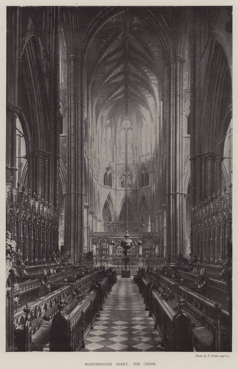 Westminster Abbey, der Chor von English Photographer