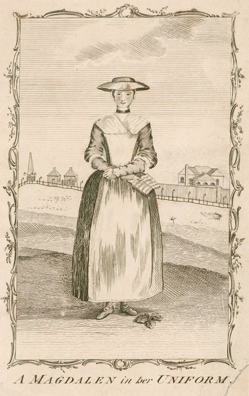 Eine Magdalene in ihrer Uniform von English School