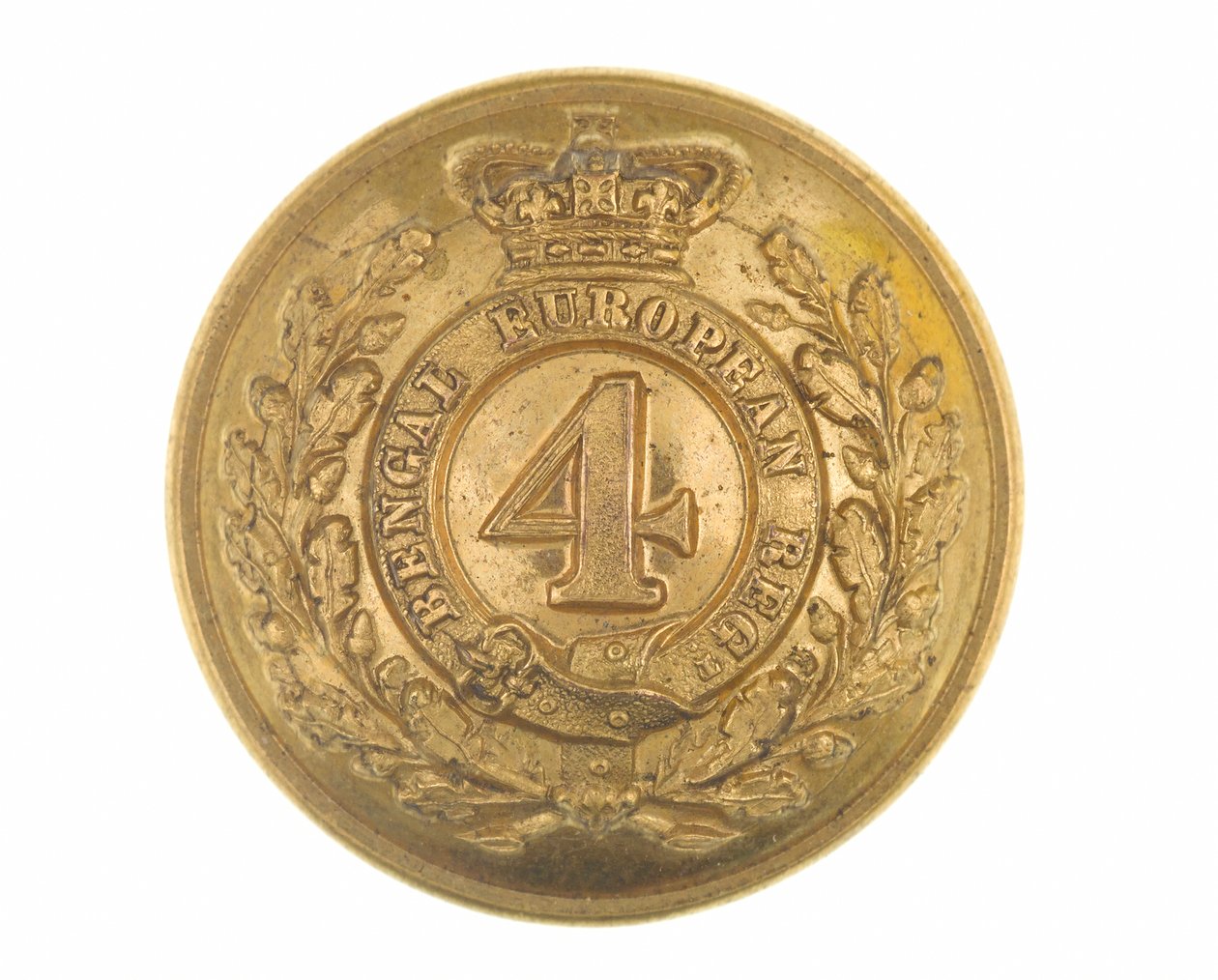 Knopf, Offizier, 4. Bengal European Regiment, 1855-1861 von English School