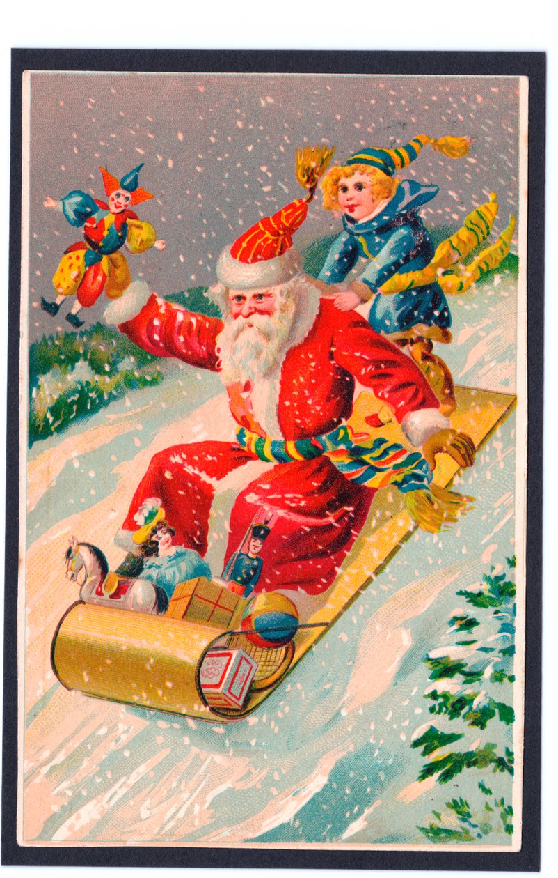 Weihnachtspostkarte, ca. 1907 von English School