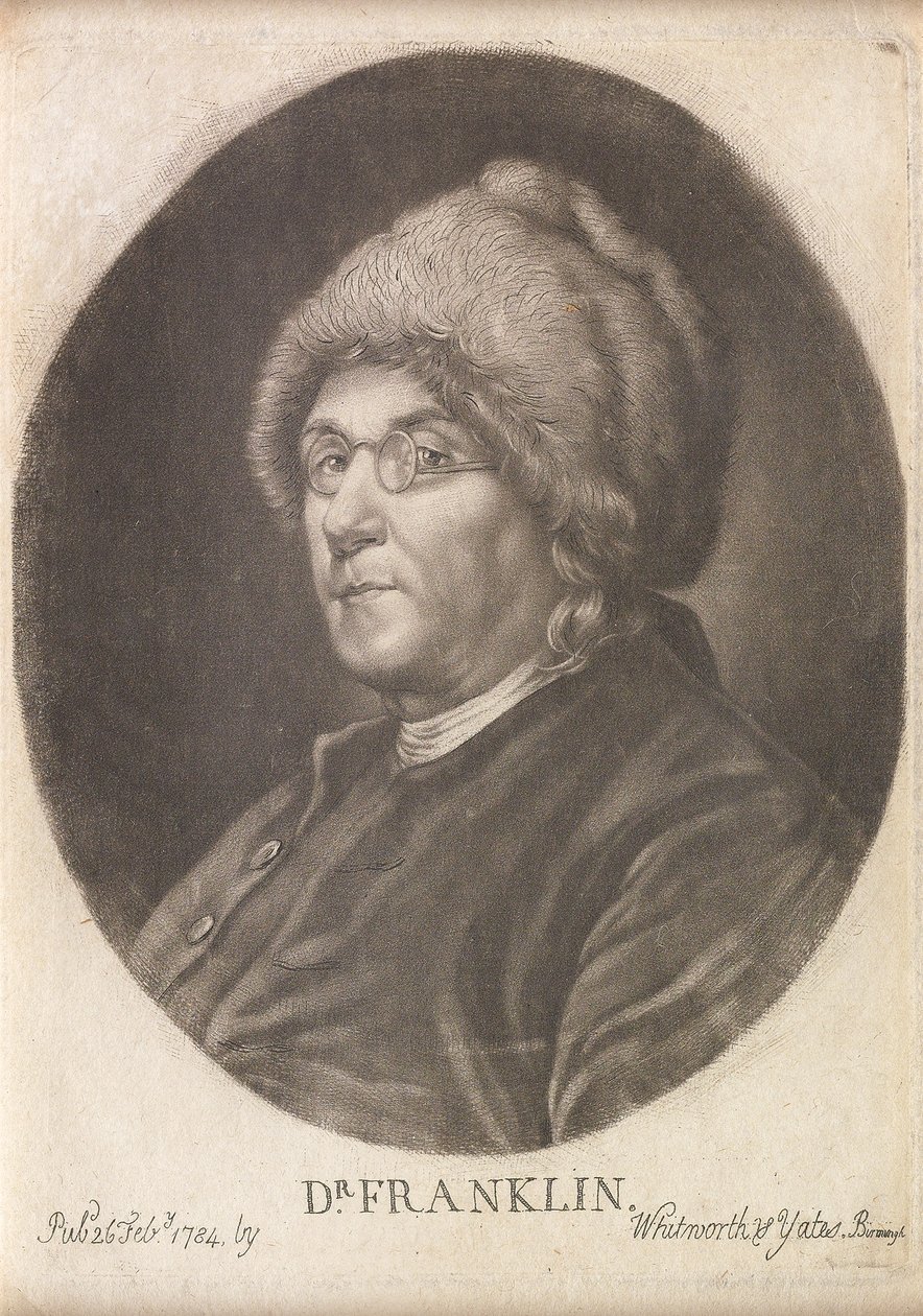 Dr. Franklin, 1784 von English School