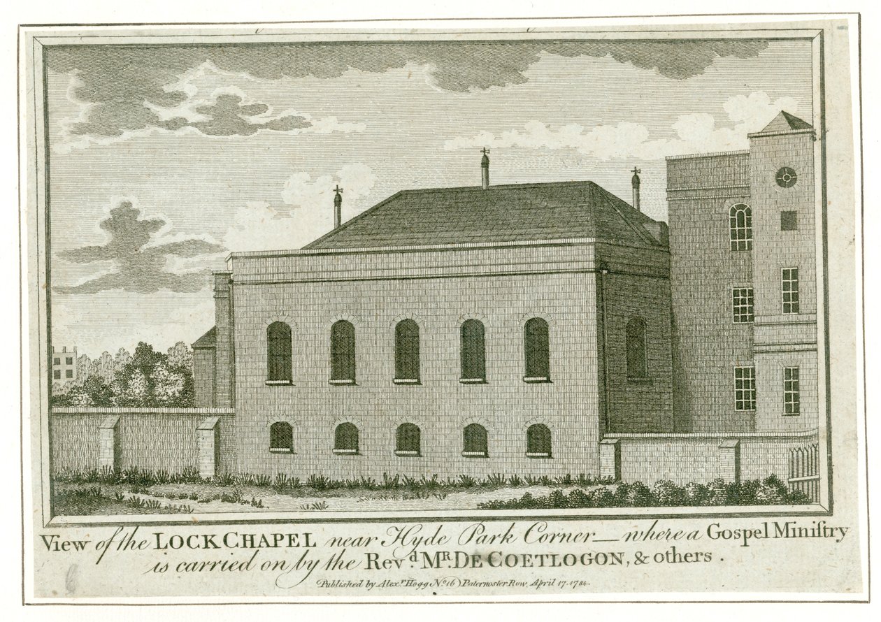 Lock Hospital, Hyde Park Hospital von English School