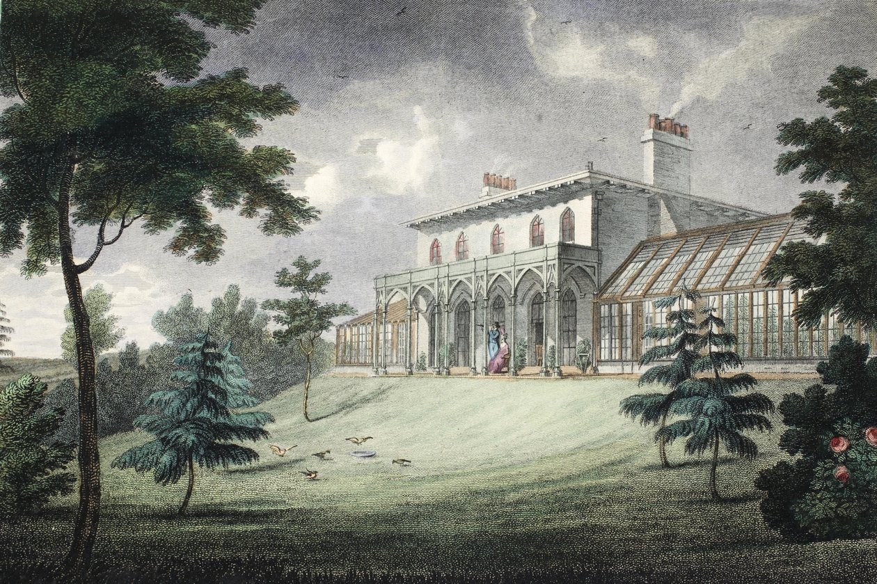 Mount Ararat, Wimbledon, veröffentlicht um 1828 von English School