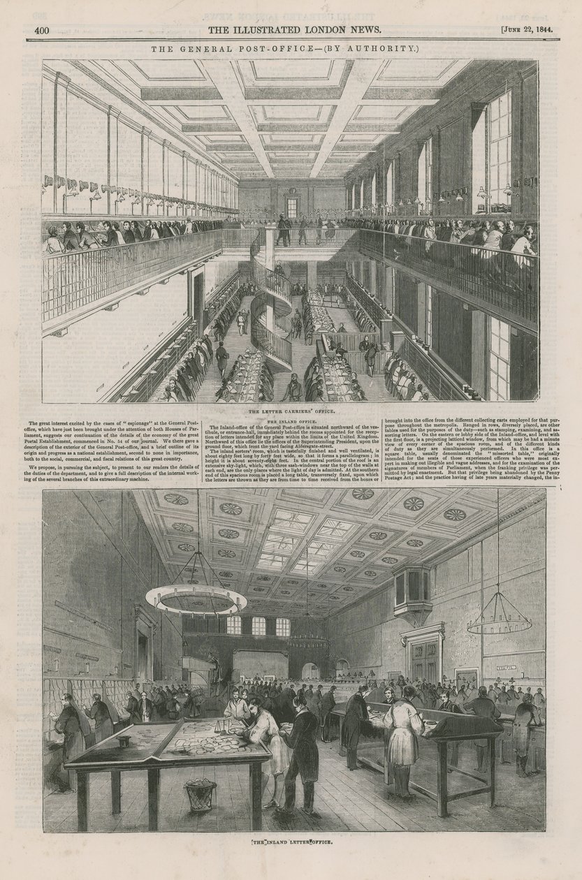 Seite aus den Illustrated London News von English School